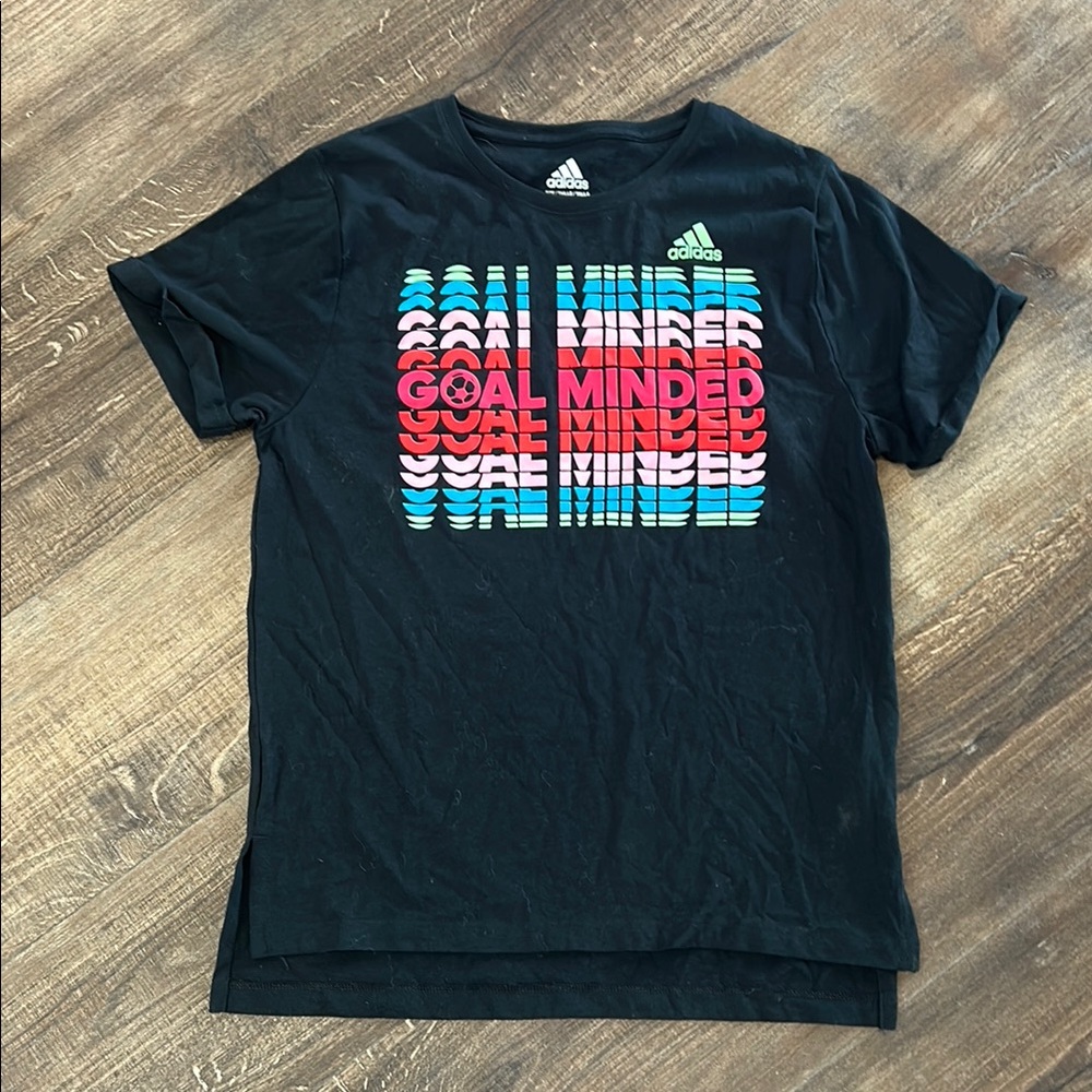 Adidas Goal Minded Soccer Graphic Tee